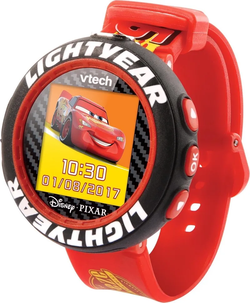 Cars 3 - Bliksem McQueen Cam-watch från VTech i Röd – produktbild