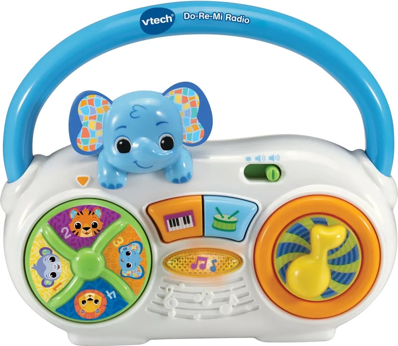 Dierenvriendjes Do-Re-Mi Radio - Educatief Babyspeelgoed - 1 tot 3 Jaar by VTech in Multicolour – product photo