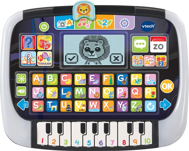 Dierenvriendjes Junior Tablet Activity-Center - Kinder Speelgoedinstrument - 2 tot 5 Jaar by VTech in Grey – product photo