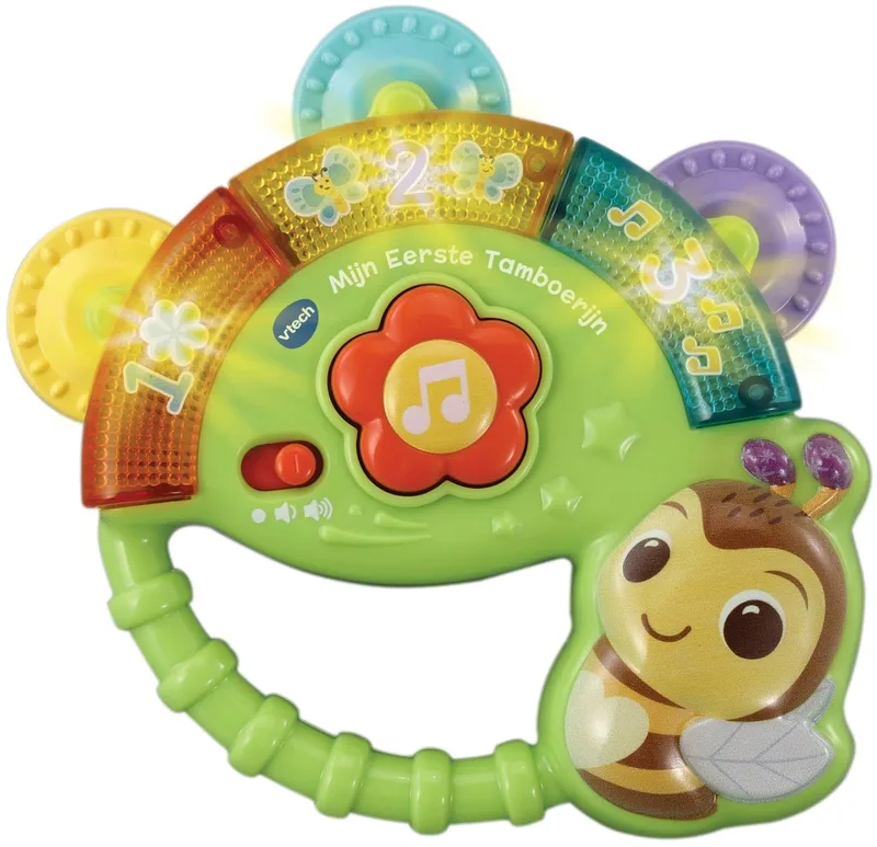 Dierenvriendjes Mijn Eerste Tamboerijn - Educatief Speelgoed - Cijfers, Tellen en Muziek - Van 3 tot 36 Maanden van VTech in Meerkleurig – productfoto