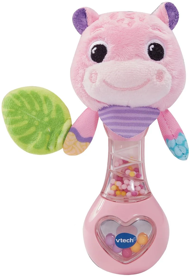 Dierenvriendjes Rammelaar - Nijlpaard Roze von VTech in Mehrfarbig – Produktfoto