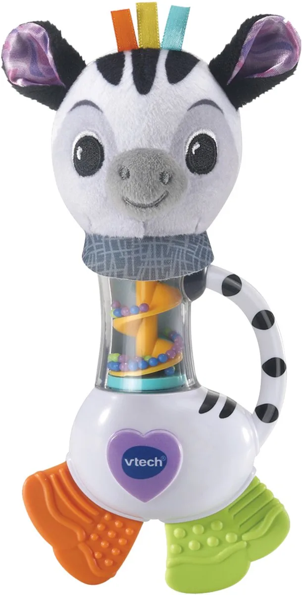 Dierenvriendjes Rammelaar - Zebra von VTech in Mehrfarbig – Produktfoto
