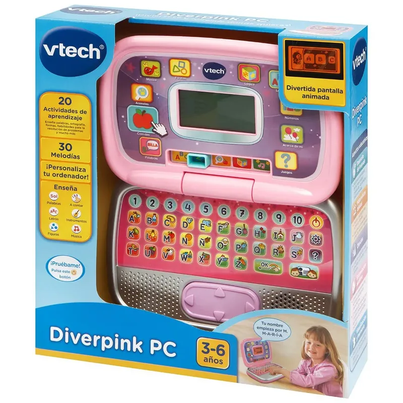 Diverpink Laptopversie Engels fra VTech – produktbillede 6 af 6