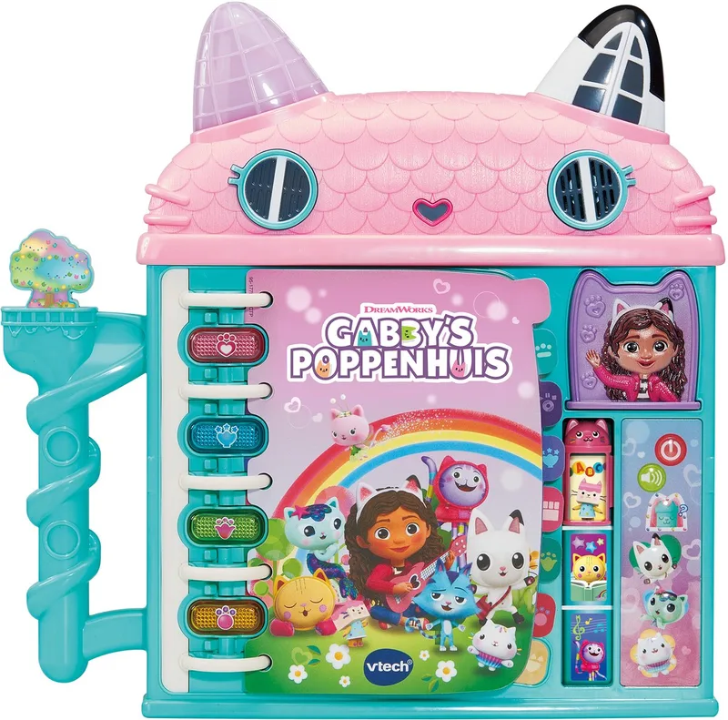 Gabby's Dollhouse Poppenhuisboek by VTech in Multicolour – product photo