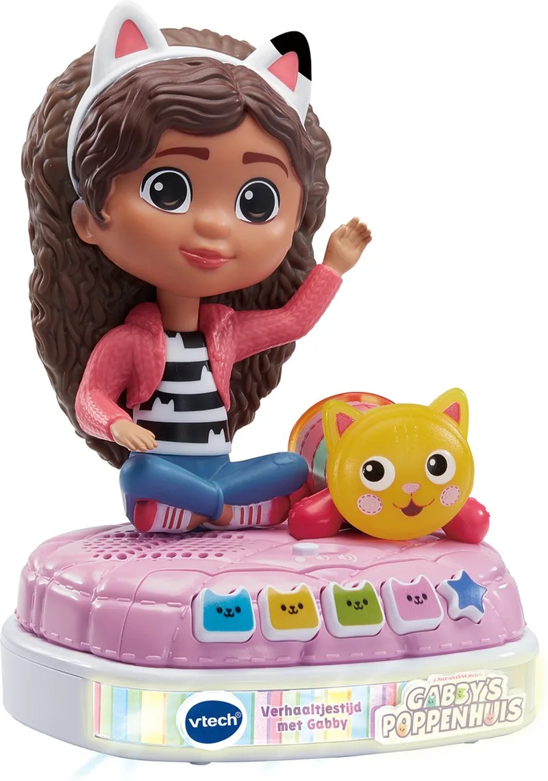 Gabby's Poppenhuis - Verhaaltjestijd met Gabby - Kinderspeelgoed - Nederlands Gesproken - Speelgoed vanaf 3 jaar en ouder by VTech in Multicolour – product photo