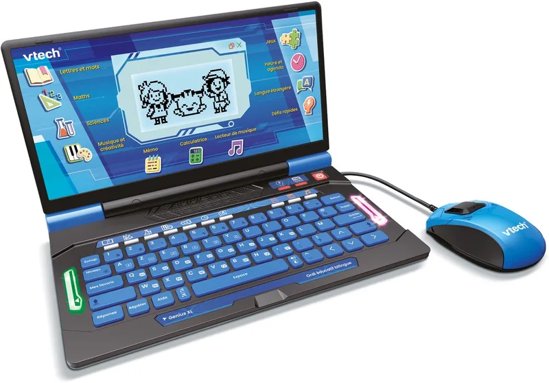 Genius XL ORDI ÉDUCATIF BILINGUE, 6 jaar, 190 mm by VTech in Blue – product photo