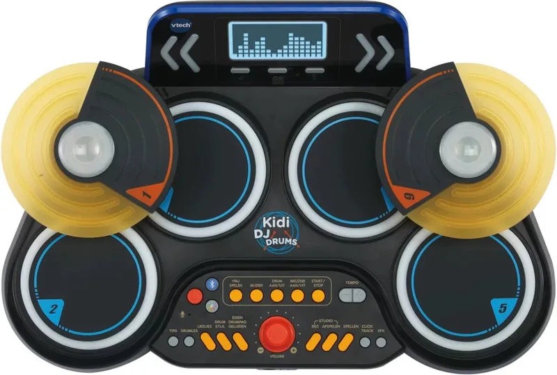 Kidi DJ Drums - Interactief Speelgoed - Inclusief Opname & Bluetooth by VTech in Multicolour – product photo