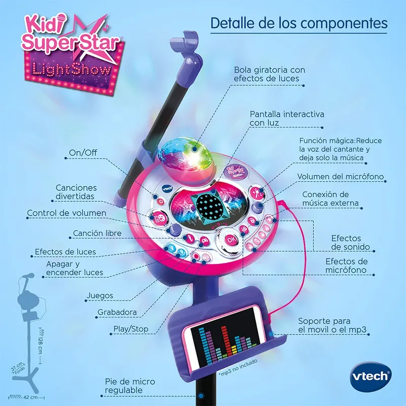 Kidi Superstar Lichtshow Educatief Speelgoed Engels by VTech – product photo 5 of 5
