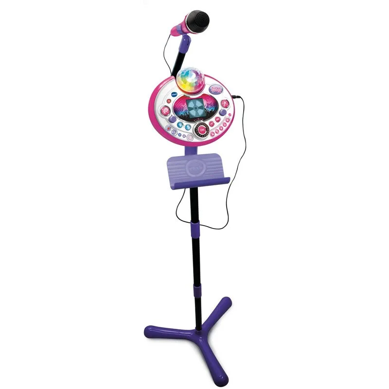 Kidi Superstar Microphone Karaoké Lightshow Rose van VTech – productfoto