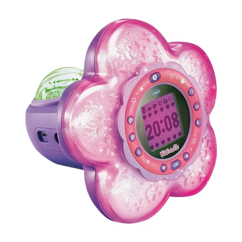 Kidimagic Galaxy Radio-réveil Lumière 9 en 1 Rose de VTech – photo du produit