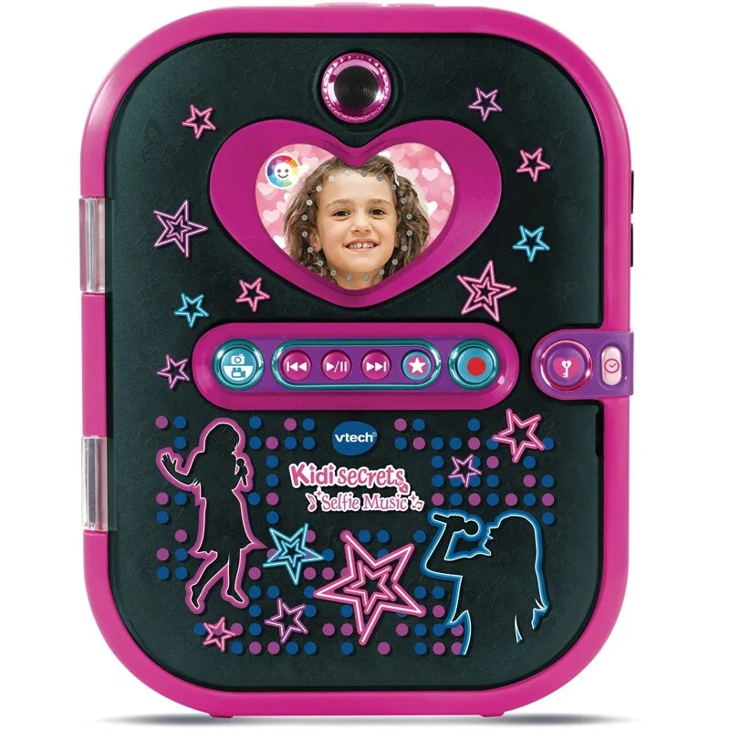 KidiSecrets Journal Musical Selfie Reconnaissance Faciale Noir de VTech – photo du produit