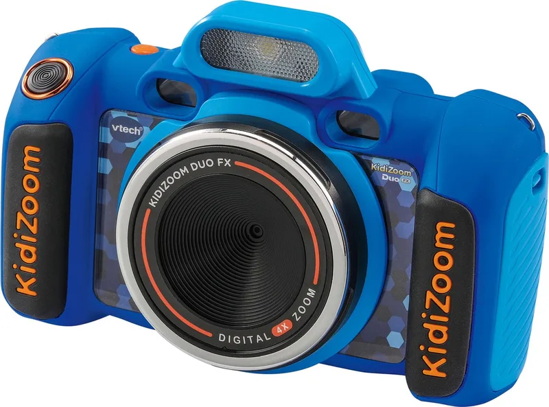 KidiZoom Duo FX Kindercamera - Interactief Speelgoed - Foto's en Video's Maken - Speelgoed vanaf 4 Jaar fra VTech i Blå – produktbillede