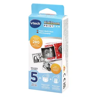 Vtech 5 Skrapblock 3 Skrapblock Och 2 Klistermärken Ersättning För Termiskt Papper Spansk Version von VTech in Transparent – Produktfoto 2 von 5