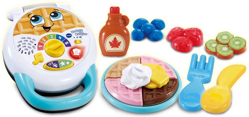Kleuter Wonderlijk Wafelijzer - Educatief Speelgoed - Interactieve Speelset voor Kinderen - Cadeau - Vanaf 1,5 Jaar by VTech in Multicolour – product photo