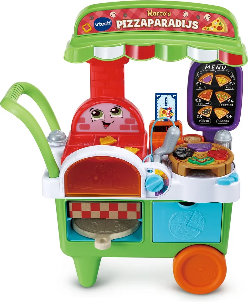 Marco's Pizzaparadijs Activity-Center - Keuken Speelgoed - Interactief & Educatief Speelgoed - Cadeau - Kinderspeelgoed 3 Jaar by VTech in Multicolour – product photo