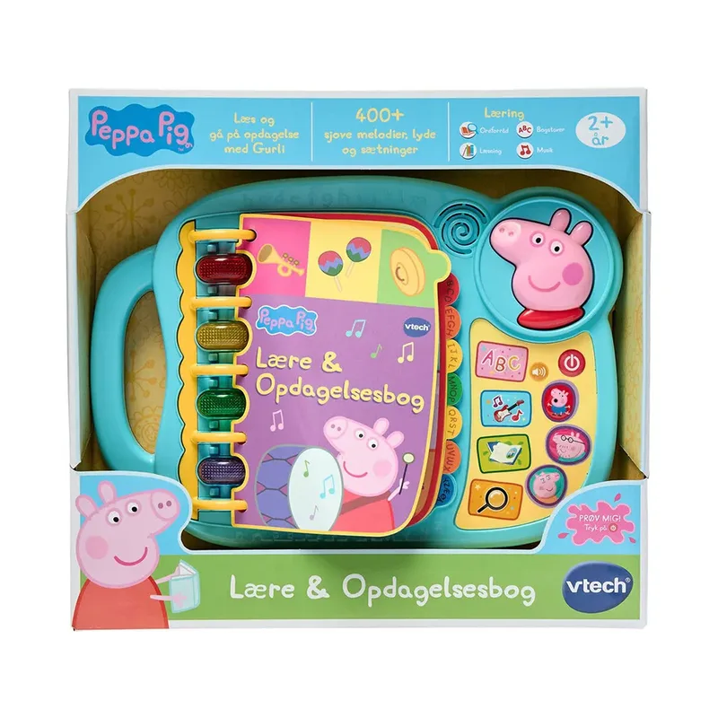 Peppa Pig Leer-en Ontdekkingsboek (950-518032) Speelgoed fra VTech – produktbillede 3 af 3