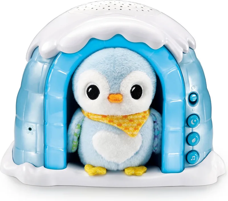 Pinguïn Projector Iglo - Interactief Speelgoed - Knuffel inclusief Projector - Van 0 tot 7 jaar von VTech in Mehrfarbig – Produktfoto