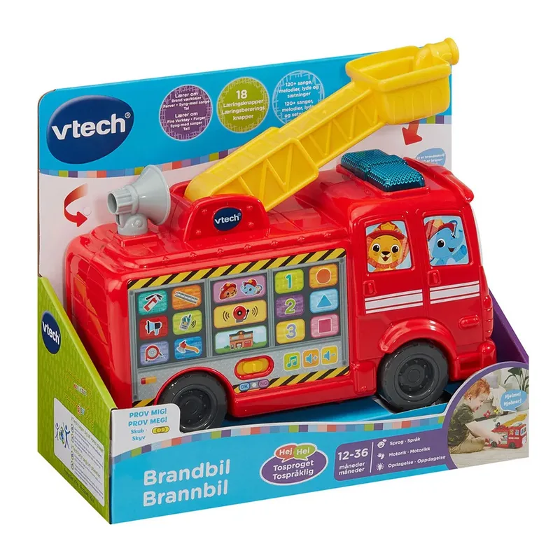 Rescue Buddies Fire Engine Vrachtwagen van VTech – productfoto 3 van 4