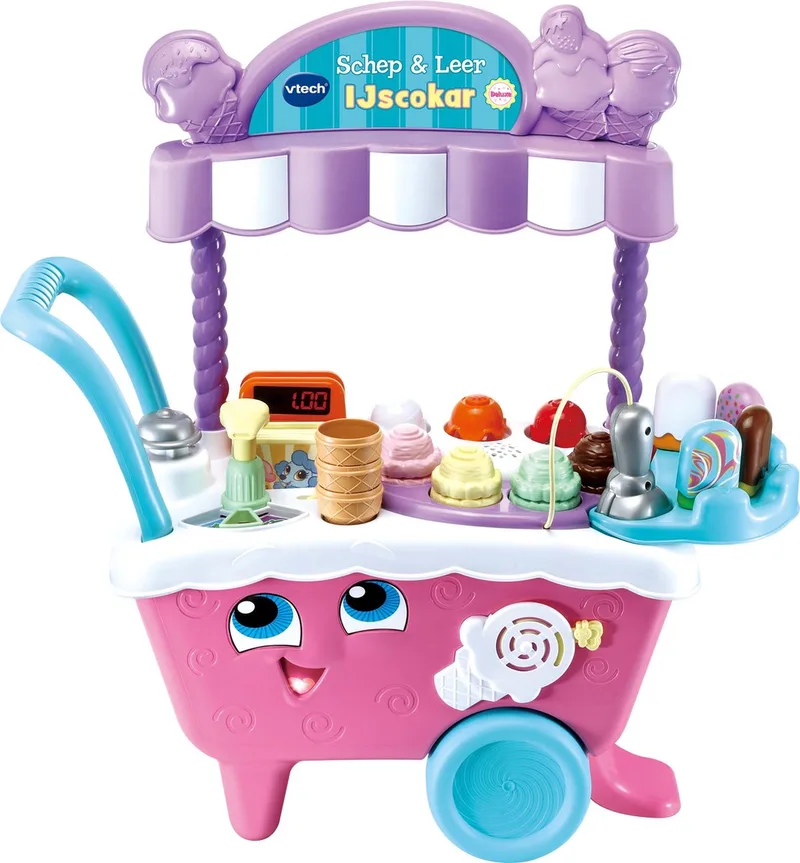 Schep & Leer IJscokar Deluxe - Educatief Speelgoed - IJskar von VTech in Rosa – Produktfoto