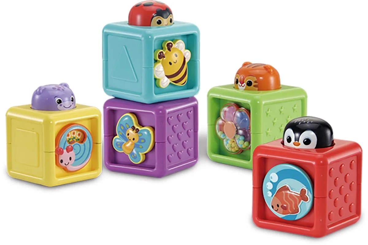 stapel blokkenset kleurrijk speelgoed voor peuters en baby's. de VTech en Multicolore – photo du produit