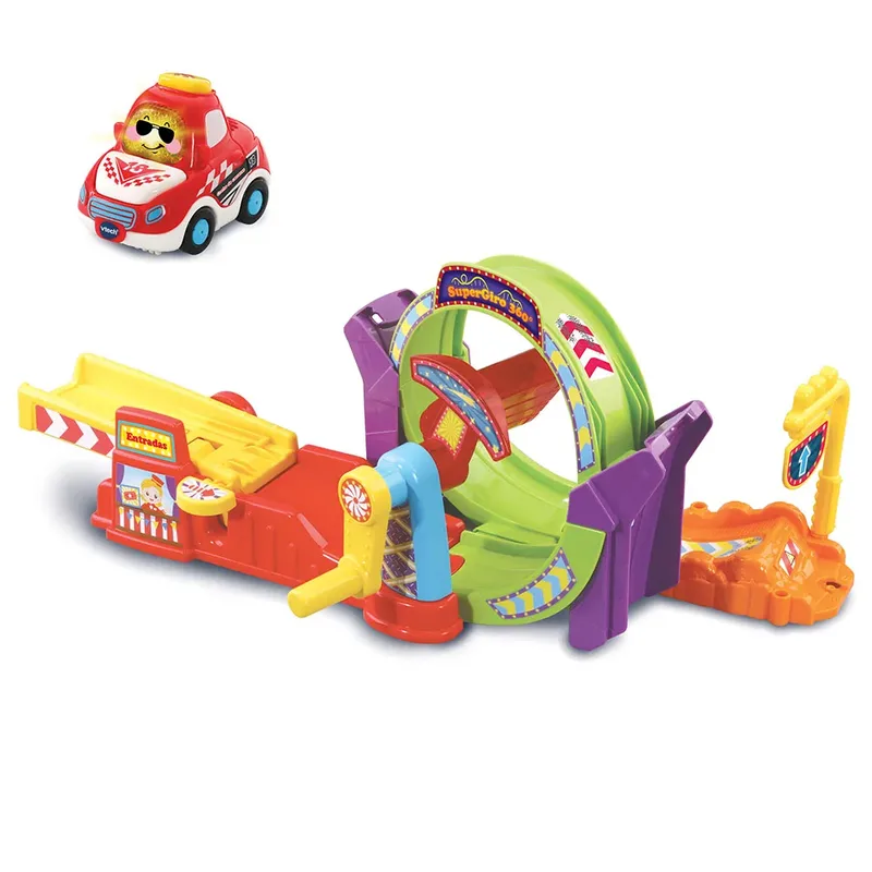 Supergiro 360º Tut Tut Bolidos Voertuig van VTech – productfoto