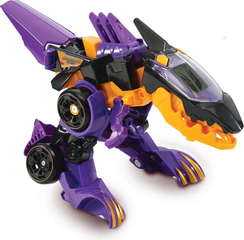 Switch & Go Dino's - Scott Spinosaurus - Kinder Speelgoed Dinosaurus - Interactief Robot Speelfiguur - Vanaf 4 Jaar en ouder by VTech in Purple – product photo