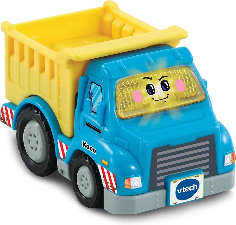 Toet Toet Auto met drukknop en geluidseffecten by VTech in Koen Kiepwagen – product photo