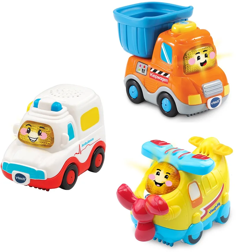 Toet Toet Auto's - Trio Pack Amir, Vasco en Kevin by VTech in Multicolour – product photo