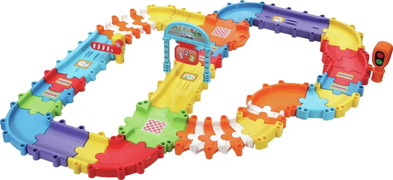 Toet Toet Auto's Wegdelen Combi Deluxe - Educatief Babyspeelgoed - 1 tot 5 Jaar by VTech in Multicolour – product photo
