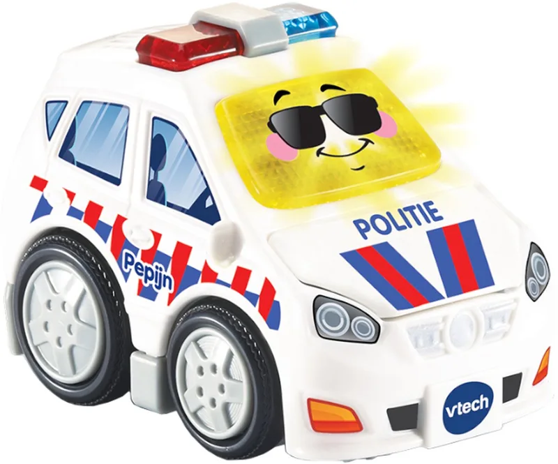 Toet Toet Auto’s Pepijn Politie - Interactief Speelgoed - Met Licht en Geluidseffecten - Wit - Cadeau - 2 tot 6 jaar de VTech en Orange – photo du produit