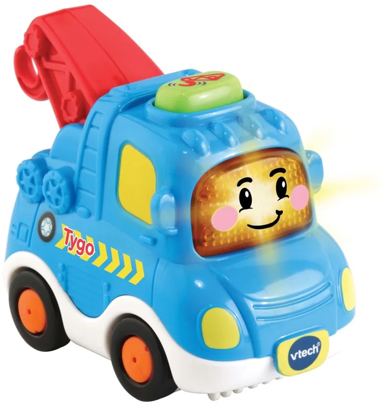 Toet Toet Tygo Takelwagen met Licht en Geluid by VTech in Neutraal – product photo