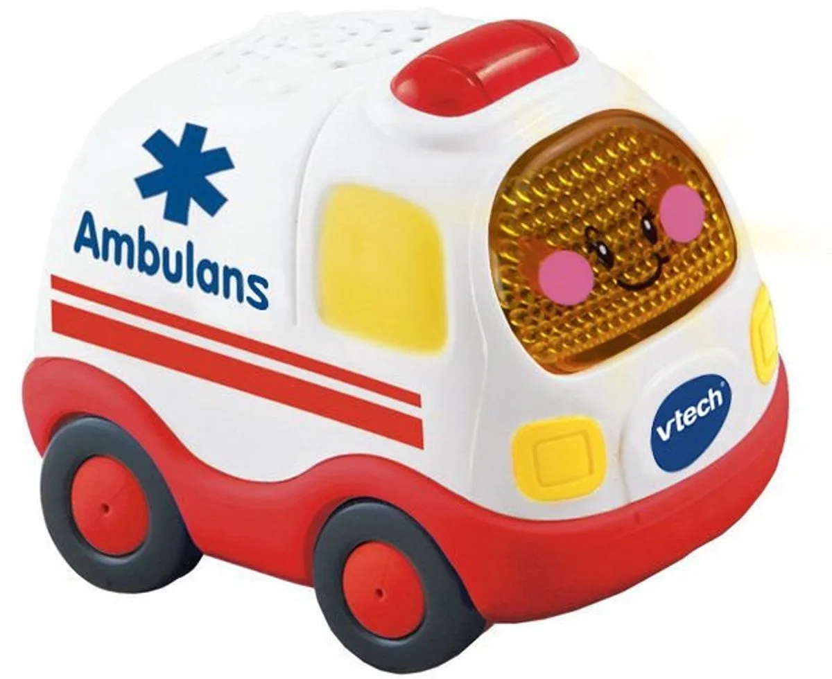 Tut Tut Ambulans Interactief Speelgoed - Geluid & Licht van VTech in Rood – productfoto