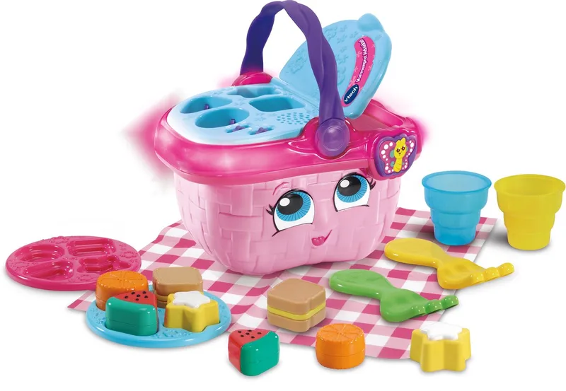 Vormenpret Picknickset - Cadeau - Educatief Babyspeelgoed - 1 tot 4 Jaar by VTech in Tan – product photo