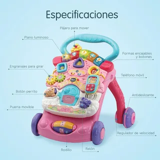 Vtech 2-in-1 Walker Andandín de VTech – photo du produit 3 sur 4