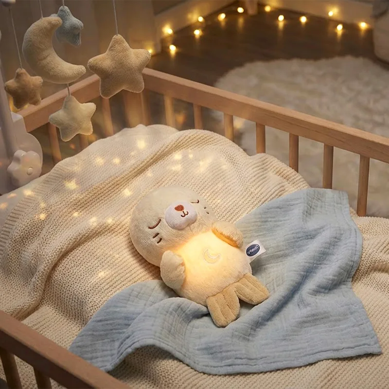 Vtech Baby Kuscheltier Kuschel-Robbi von VTech in Beige, 5,8 × 8,5 × 15 mm – Produktfoto 2 von 3
