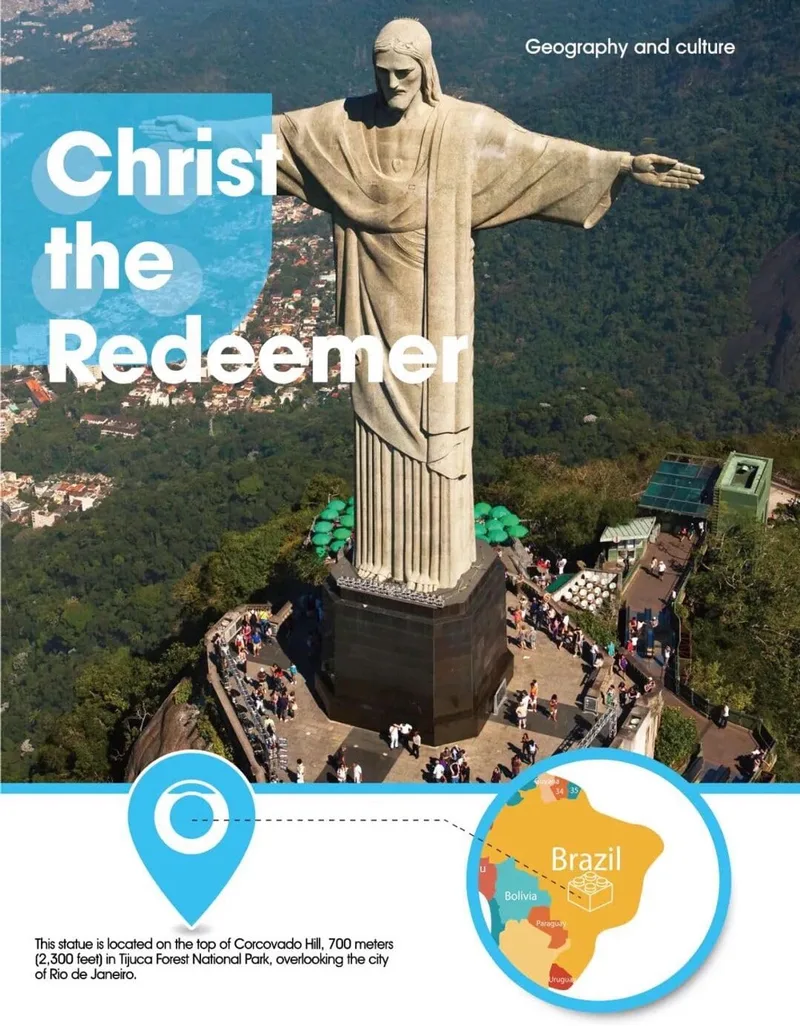 Bouwpakket Christus de Verlosser Rio de Janeiro - Architectonisch Model van Wange – productfoto