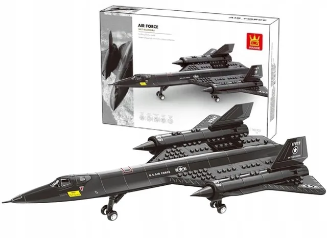 Bouwpakket Vliegtuig Blackbird SR-71, 183 onderdelen