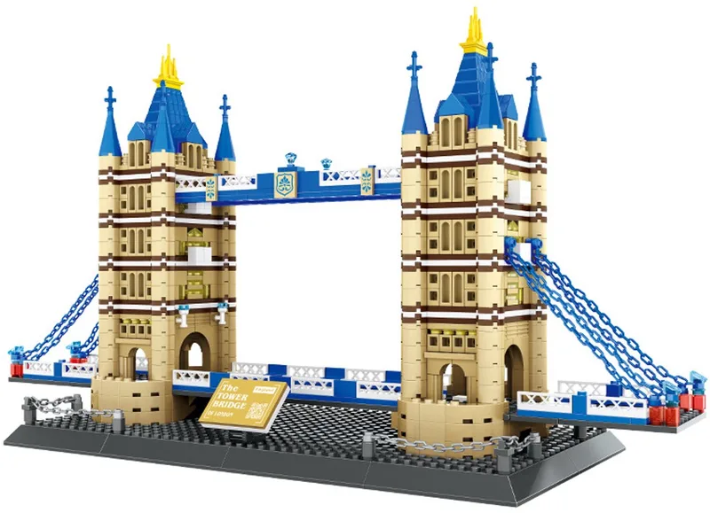 DIY Architectuur Bouwblok Set – Model van de – WANGE 5215 – Bouwstenen voor Kinderen & Volwassenen van Wange in Tower Bridge – productfoto