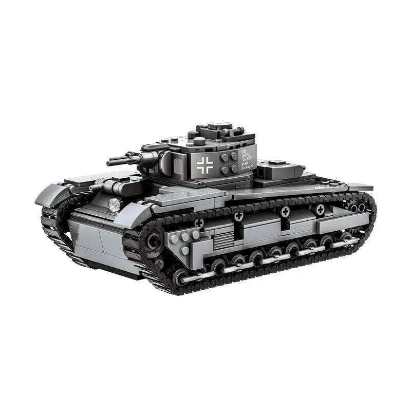 NBFZ Schwere Panzer 673 Teile Bausteine Set für Hobbybauer by Wange – product photo