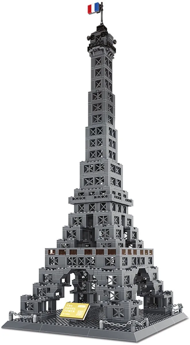 Speelgoed Bouwsets - Gebouw Eiffeltoren - 5217 by Wange in Veelkleurig – product photo
