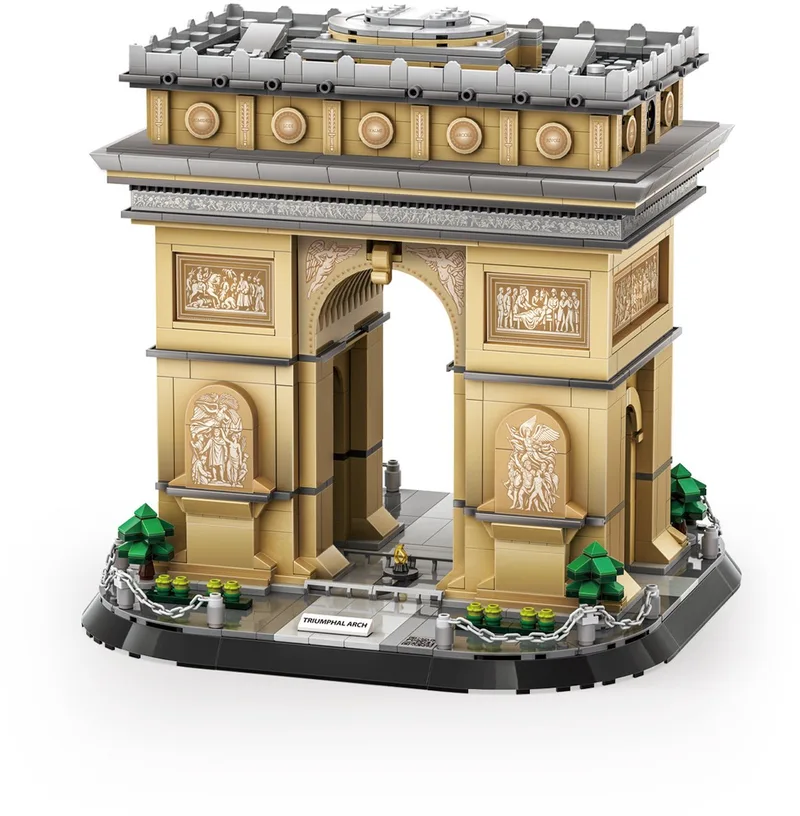 speelgoedbouwset - Arc de Triomphe, Parijs, Frankrijk - 5223 von Wange in Veelkleurig – Produktfoto