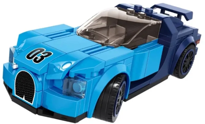 Wange 2873 - Supercar - Raceauto - 139 onderdelen - 6+ van Wange in Blauw – productfoto