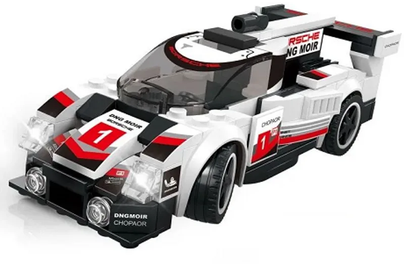Wange 2883 - Supercar - Raceauto - 175 onderdelen - 6+ van Wange in Zwart – productfoto
