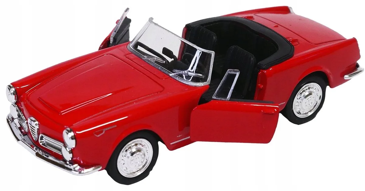Alfa Romeo 2600 Spyder 1:34 Modelauto von Welly in Rot – Produktfoto