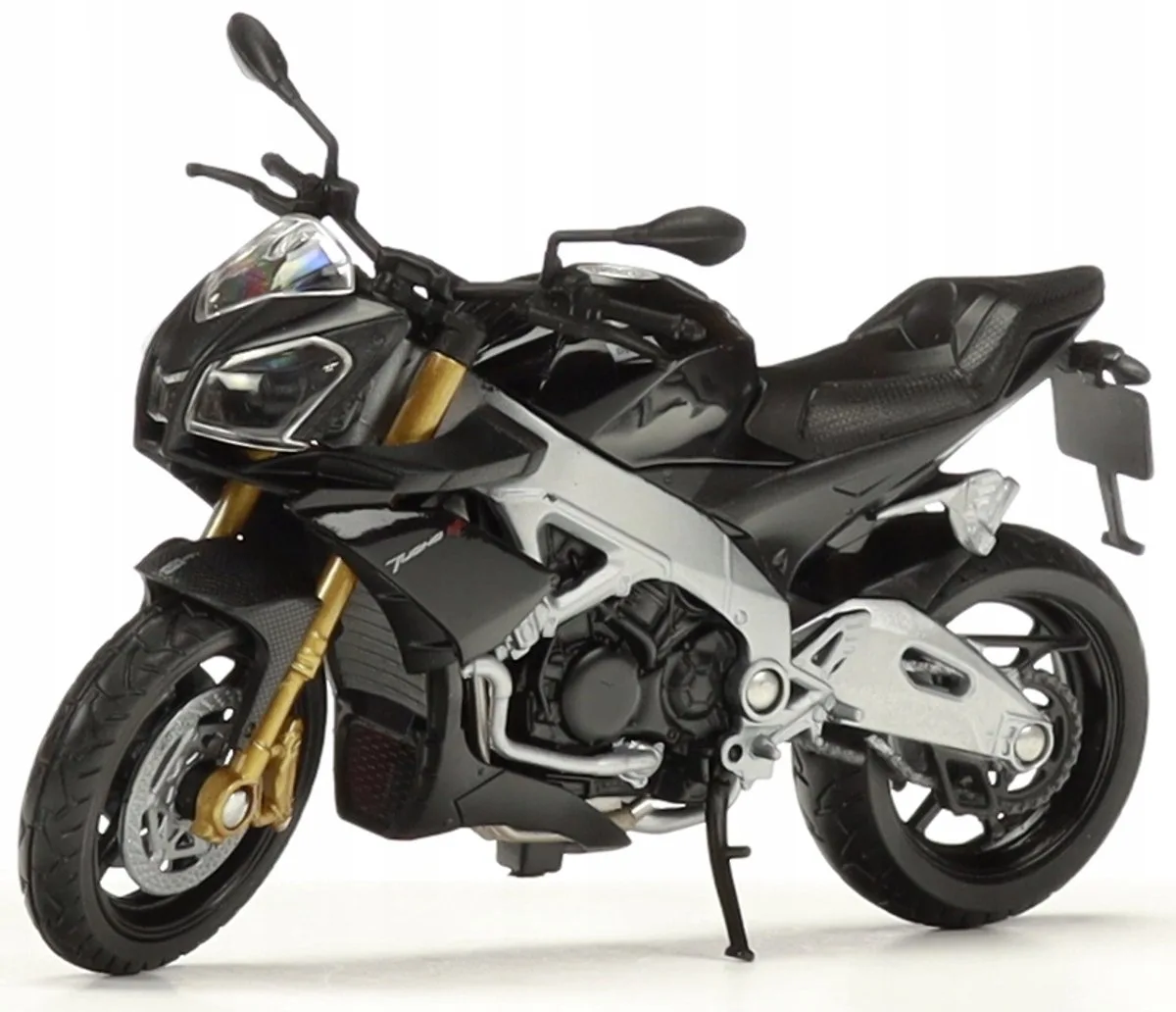 Aprilia Tuono V4 Motorfiets Schaal 1:18 - Zwart von Welly in Gold – Produktfoto