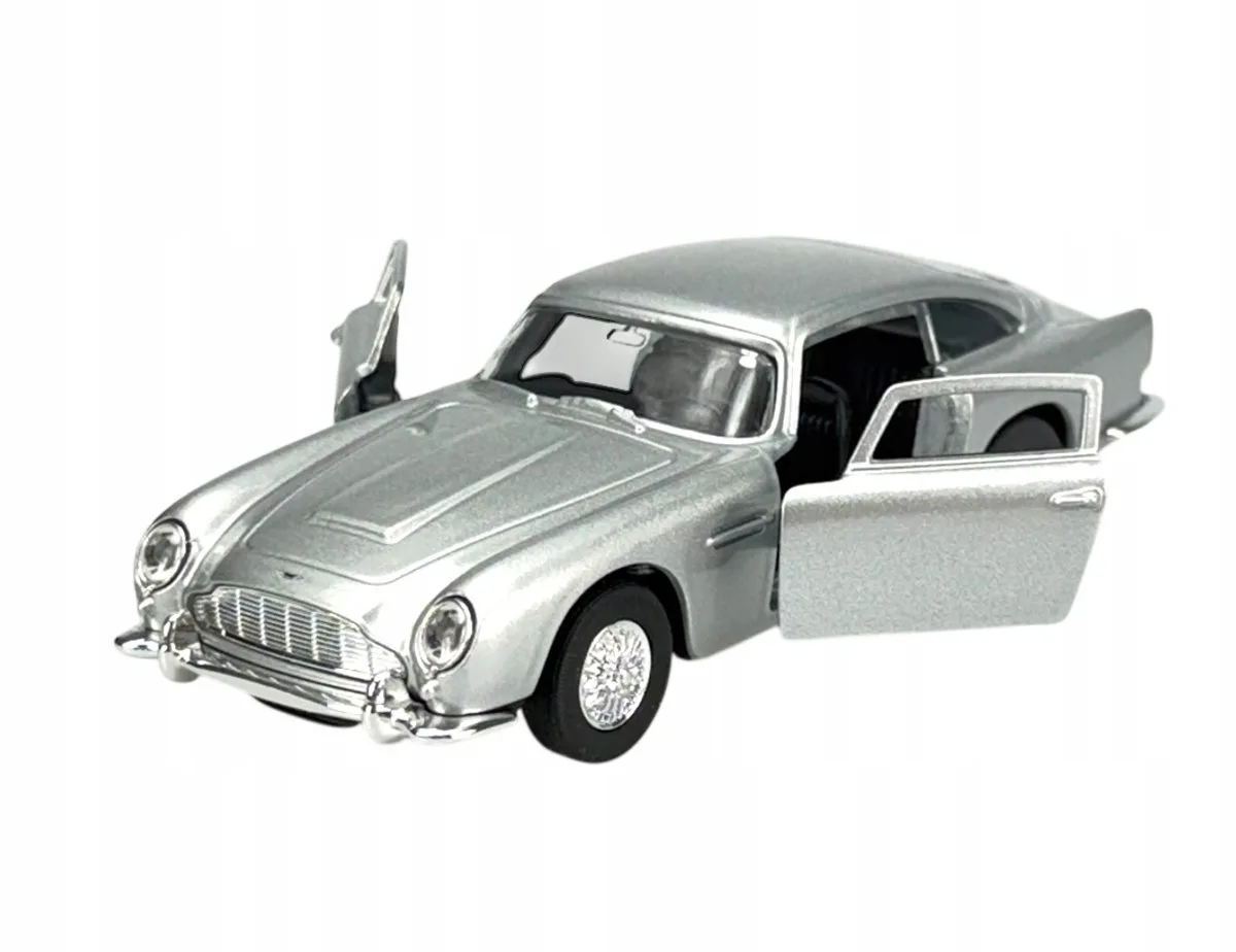 Aston Martin DB5 1964 Metaal Schaal 1:34 Speelgoedauto fra Welly i Sølv – produktbillede