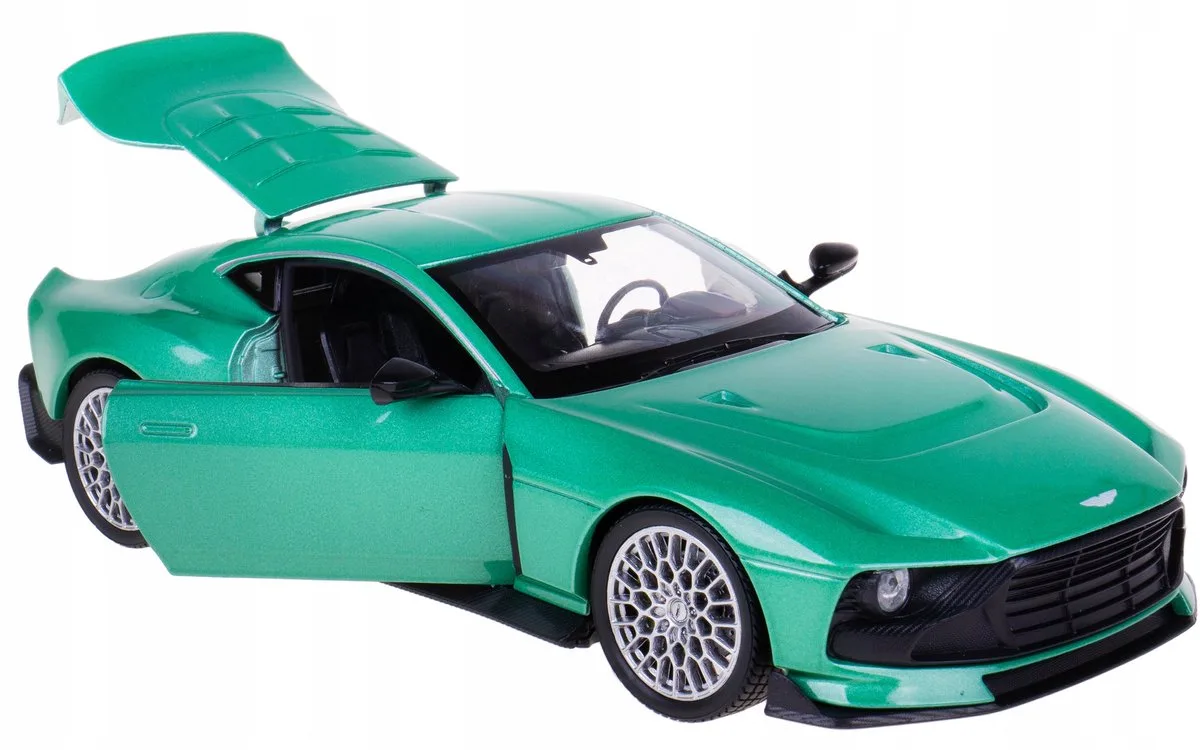 Aston Martin Valor modelauto 1:24 von Welly in Grün – Produktfoto