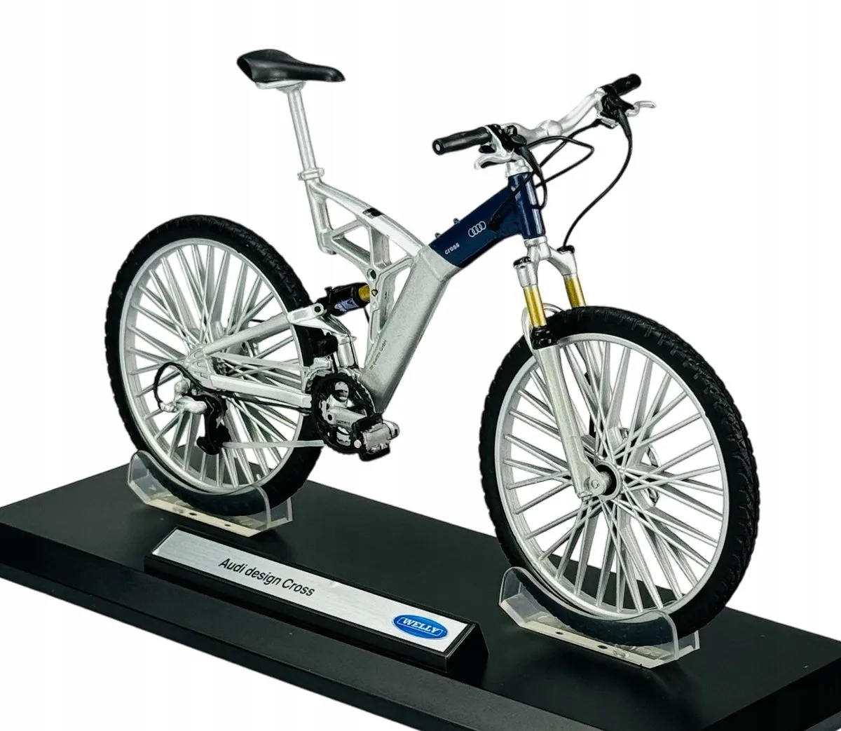 Audi Design Cross Pro Fiets Model 1:10 Metaal - Nieuw von Welly – Produktfoto