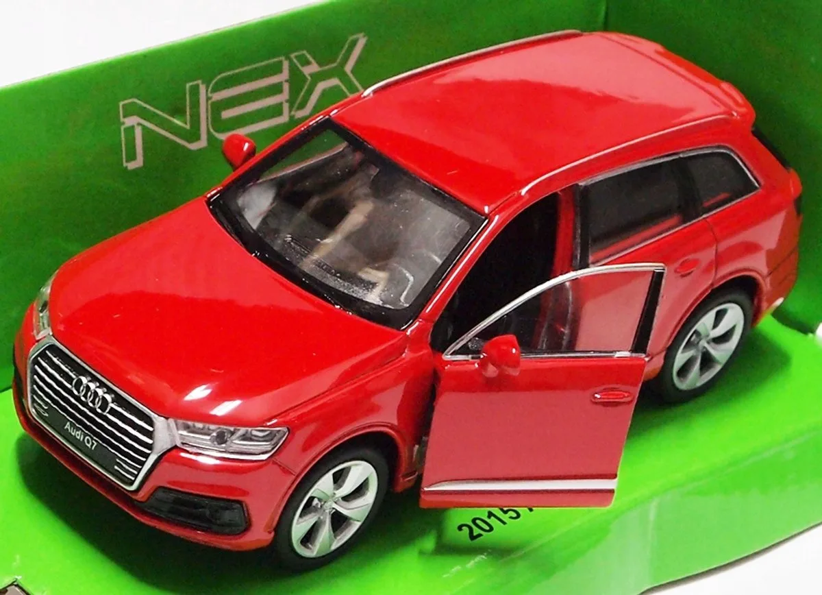 Audi Q7 2015 Metaal Modelauto 1:34-1:39 Deuren Open von Welly in Rot – Produktfoto