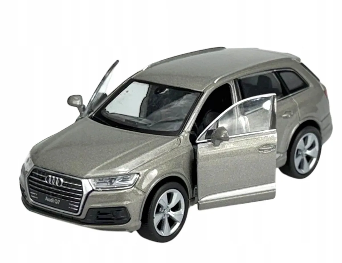 Audi Q7 4M Metaal Modelauto Schaal 1:34 Nieuw van Welly in Zilver – productfoto